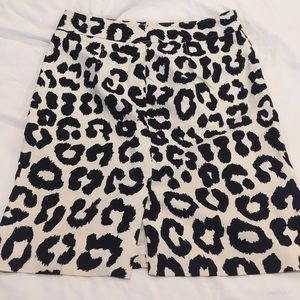 Ann Taylor Loft skirt cow print